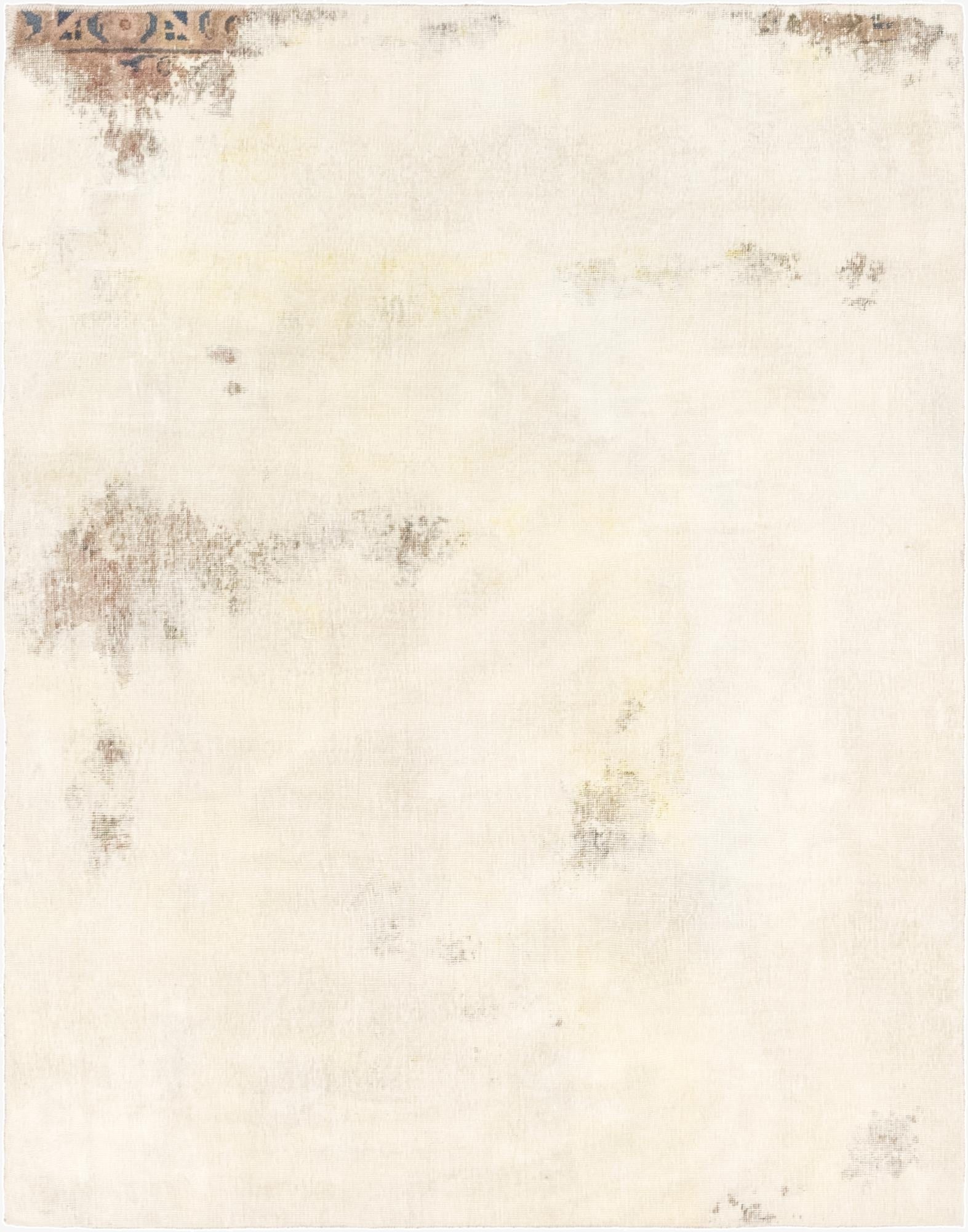  5' 2 x 6' 8  Hand Knotted Ultra Vintage Persian Wool Square Rug