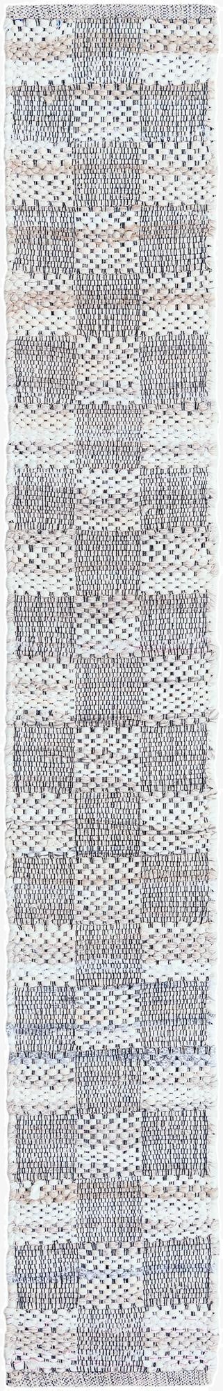 1' 2 x 8'  Hand Woven Chindi Cotton Table Runner Rug