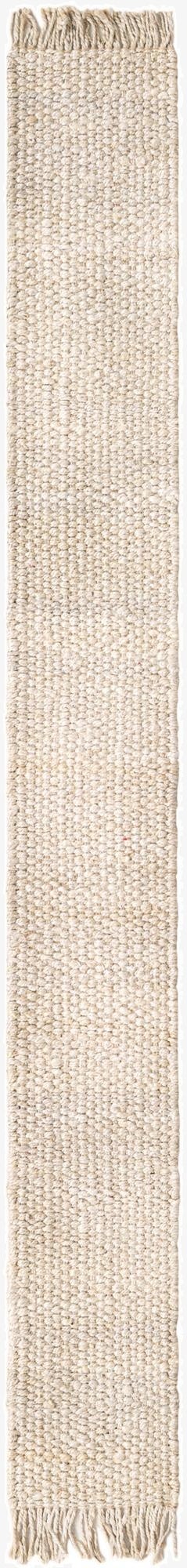  1' 2 x 10'  Hand Woven Chunky Jute Table Runner Rug