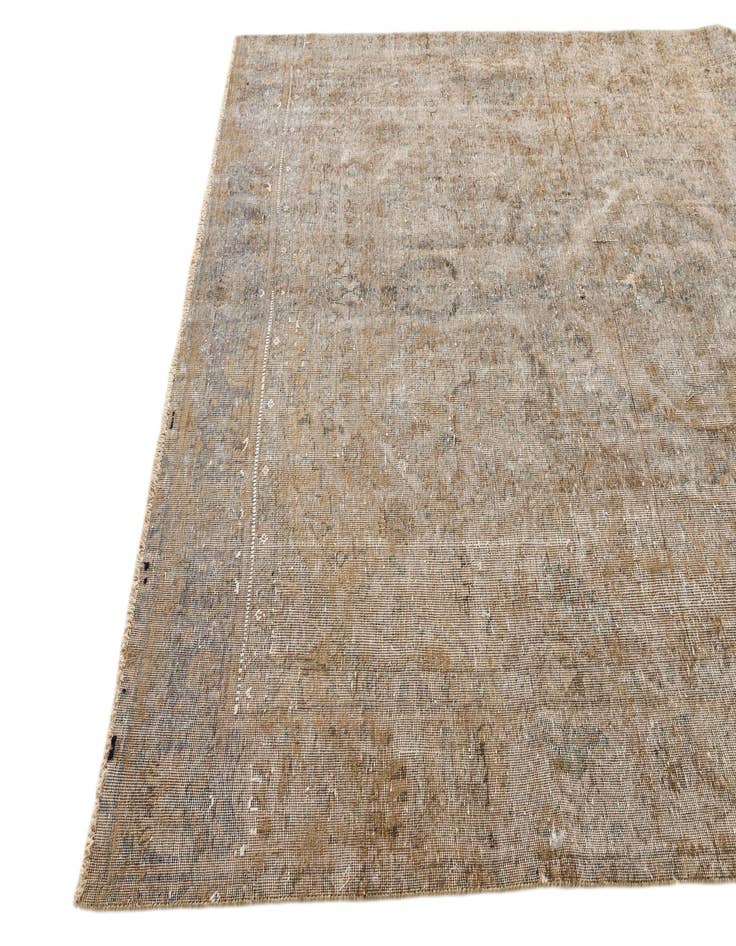 Detail image of  6' 2 x 9' 7  Hand Knotted Ultra Vintage Persian Wool Rug