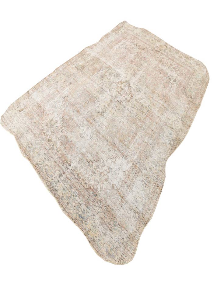 Detail image of  6' 2 x 9' 4  Hand Knotted Ultra Vintage Persian Wool Rug