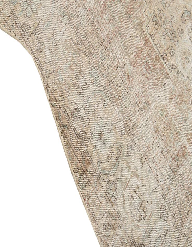 Detail image of  6' 2 x 9' 4  Hand Knotted Ultra Vintage Persian Wool Rug