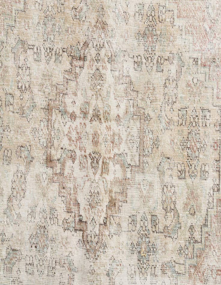 Detail image of  6' 2 x 9' 4  Hand Knotted Ultra Vintage Persian Wool Rug