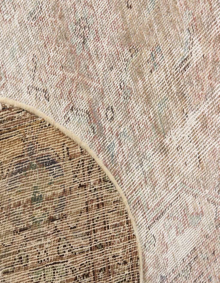 Detail image of  6' 2 x 9' 4  Hand Knotted Ultra Vintage Persian Wool Rug