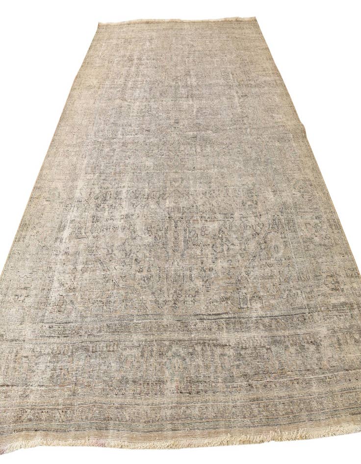 Detail image of  9' 6 x 12' 10  Hand Knotted Ultra Vintage Persian Wool Rug