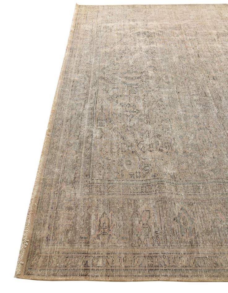 Detail image of  9' 6 x 12' 10  Hand Knotted Ultra Vintage Persian Wool Rug