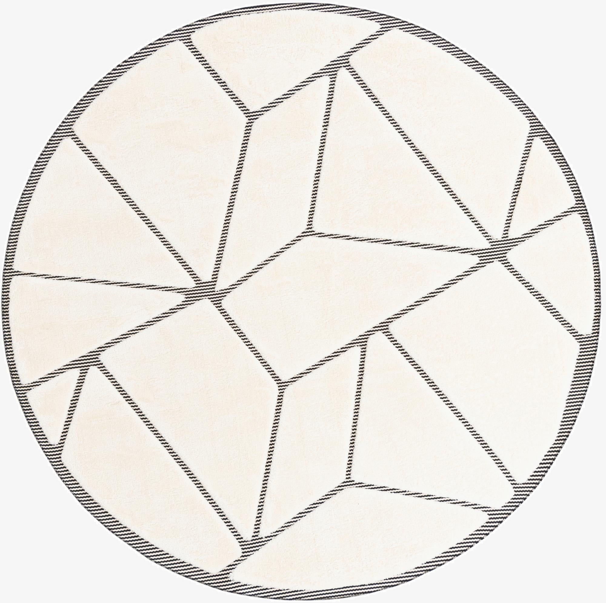  7' 10 x 7' 10 Prismatic Round Rug