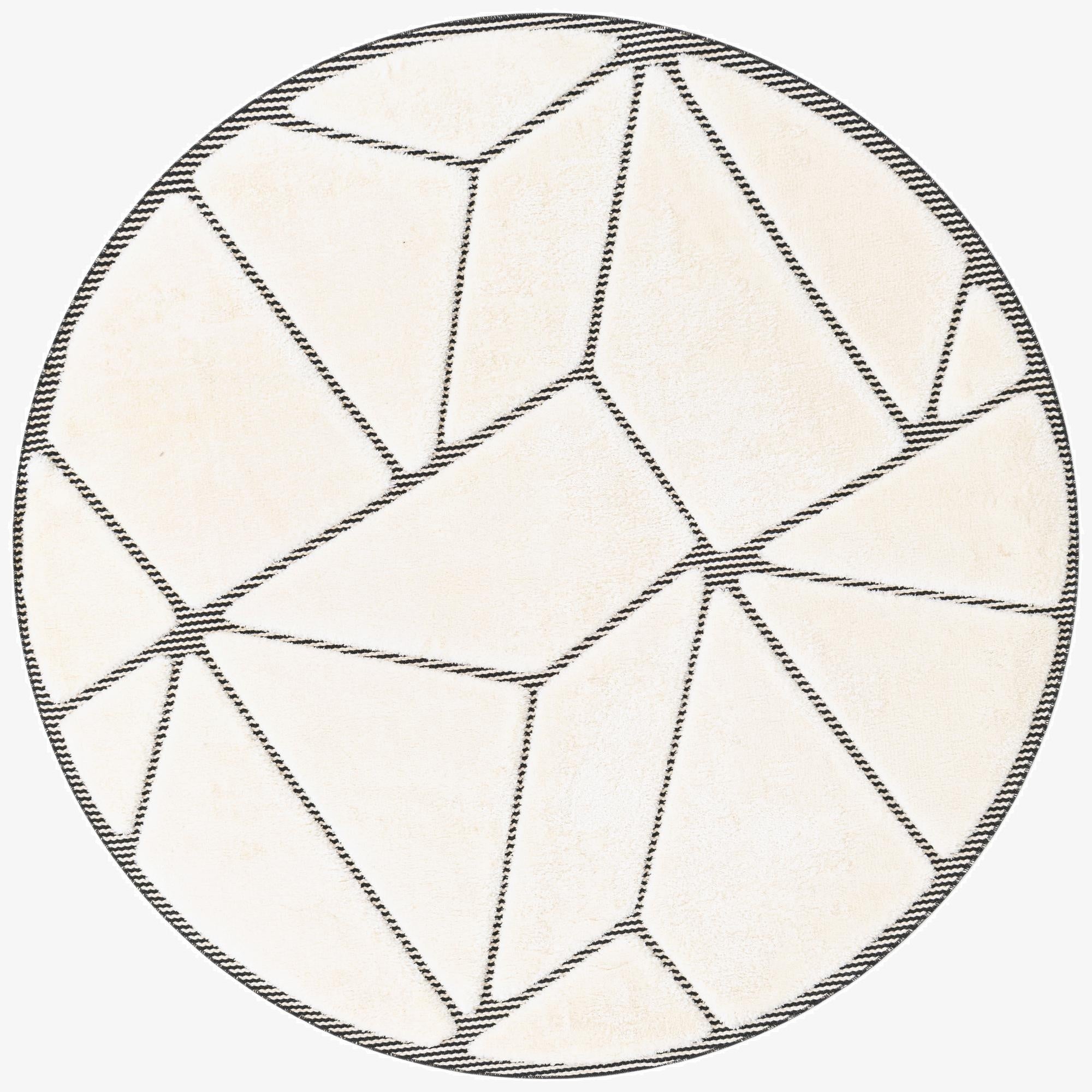  6' x 6' Prismatic Round Rug