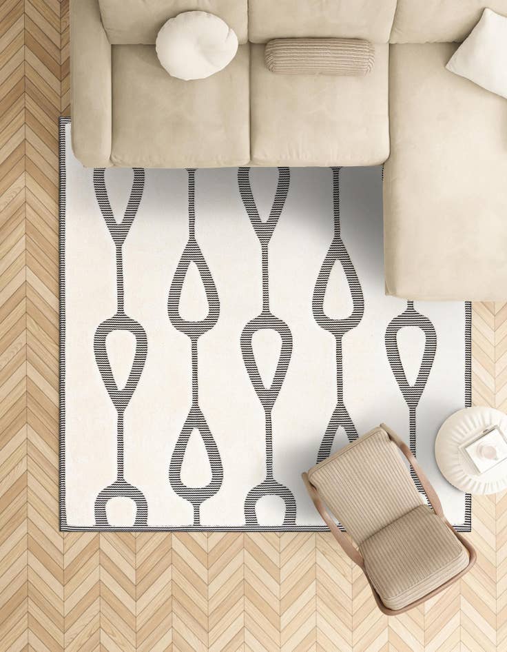 Detail image of  7' 10 x 7' 10 Prismatic Square Rug