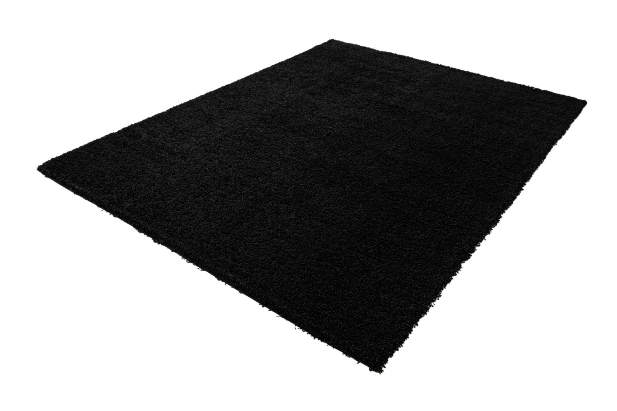 Jet Black 7' 10 x 10' Solid Shag Rug | Rugs.com