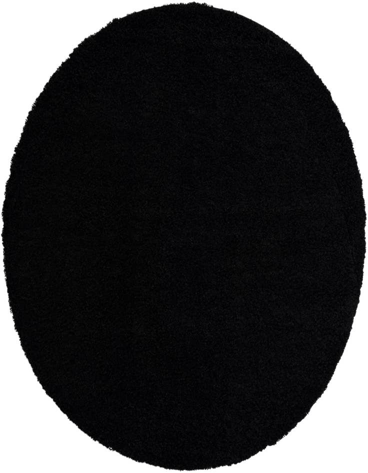 Detail image of  7' x 7' Solid Shag Round Rug