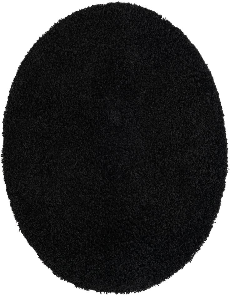 Detail image of  4' x 4' Solid Shag Round Rug