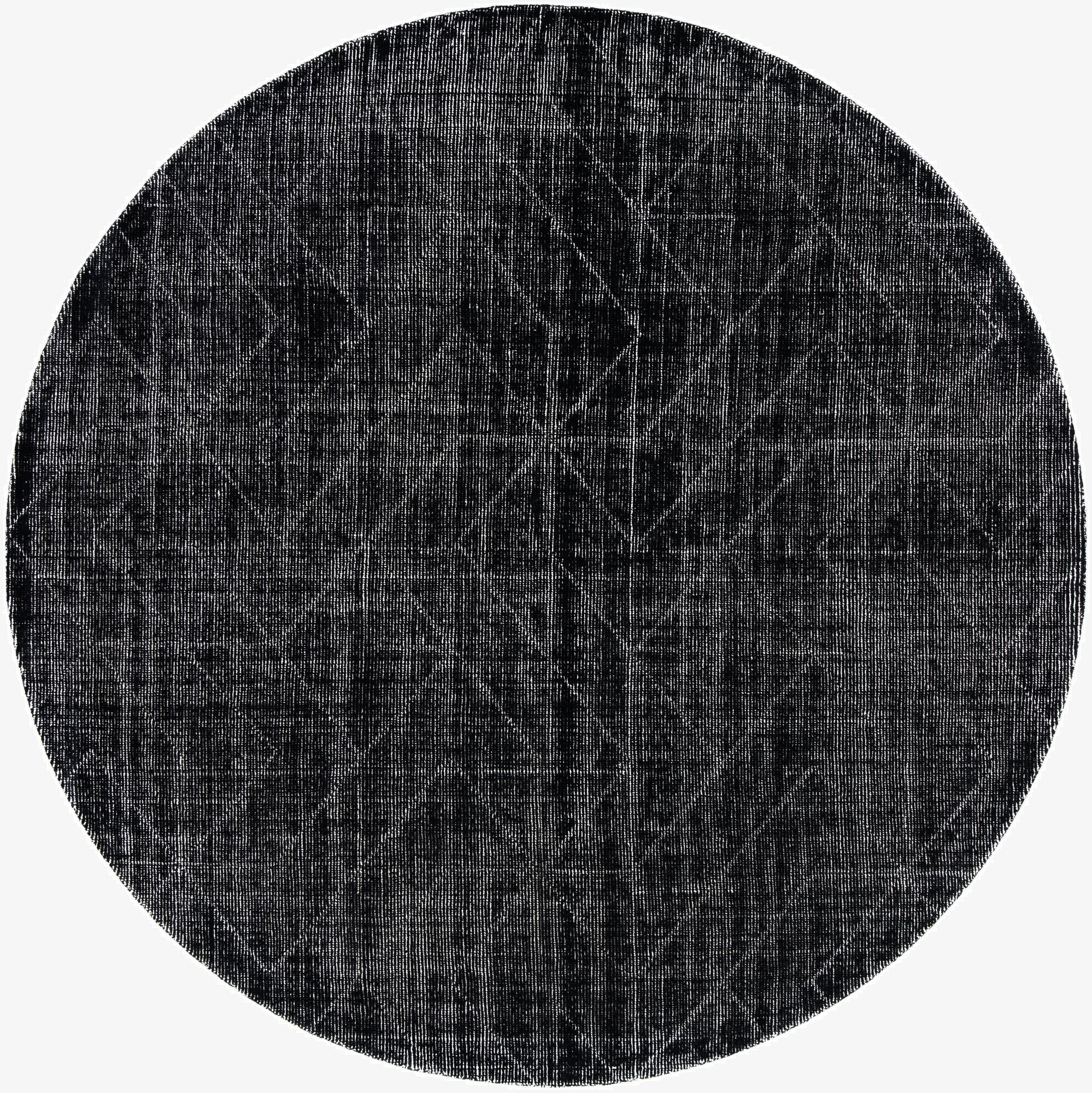  10' x 10' WoolCraft Geometric Round Rug