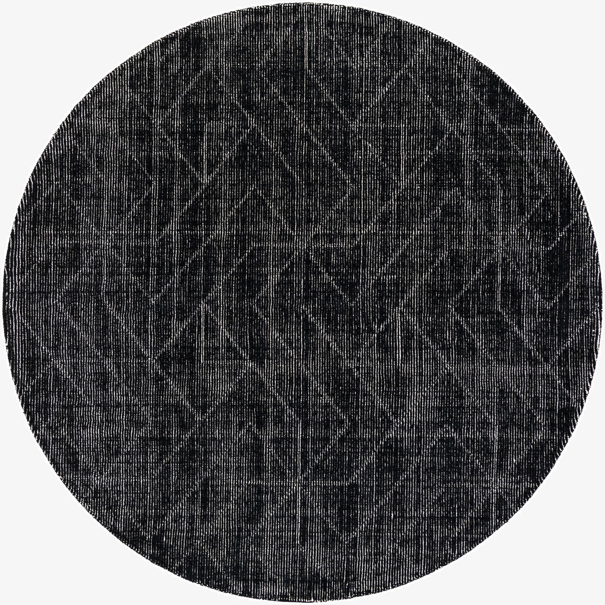  7' 10 x 7' 10 WoolCraft Geometric Round Rug