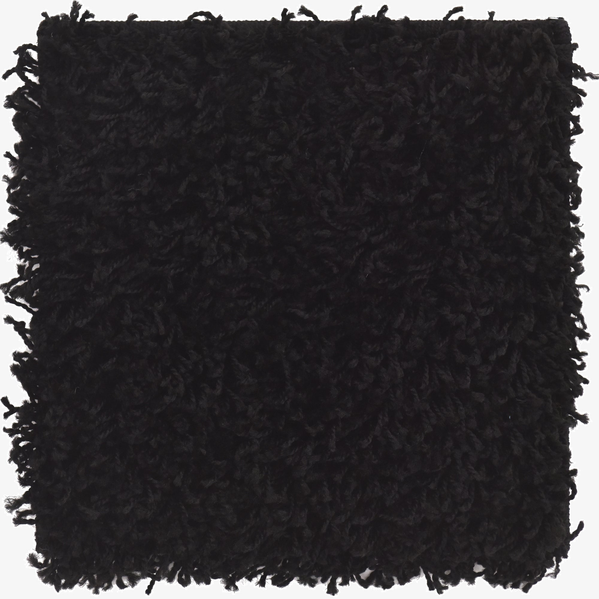  1' x 1' Solid Shag Sample Rug