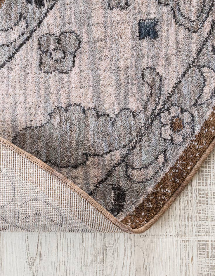 Detail image of  5' 3 x 8' Eco Southwestern Oval Rug