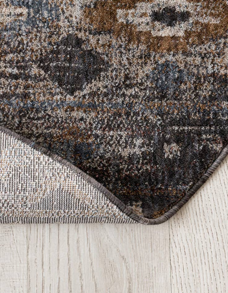 Detail image of  3' 3 x 3' 3 Eco Southwestern Round Rug