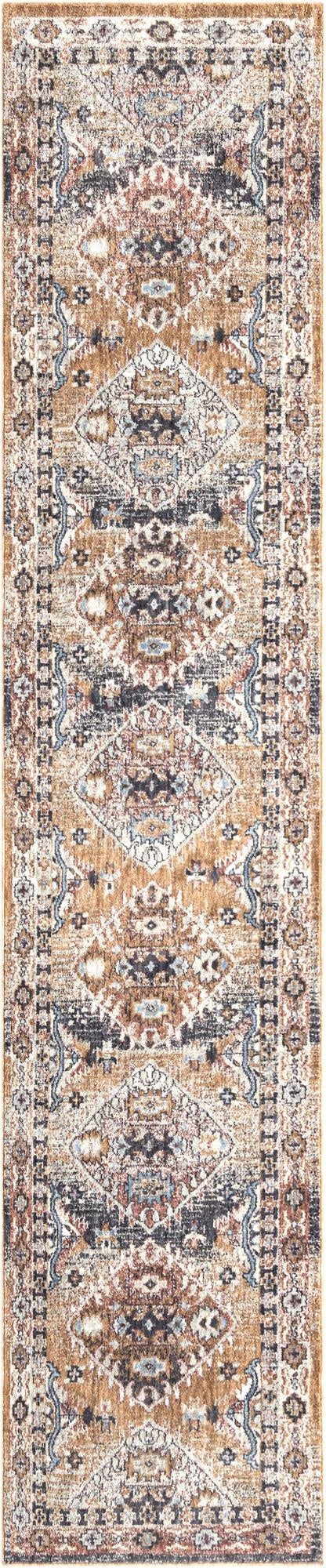  2' 7 x 12' Eco Southwestern Runner Rug