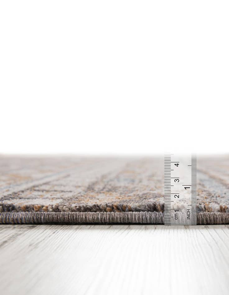 Detail image of  5' 3 x 5' 3 Eco Southwestern Square Rug