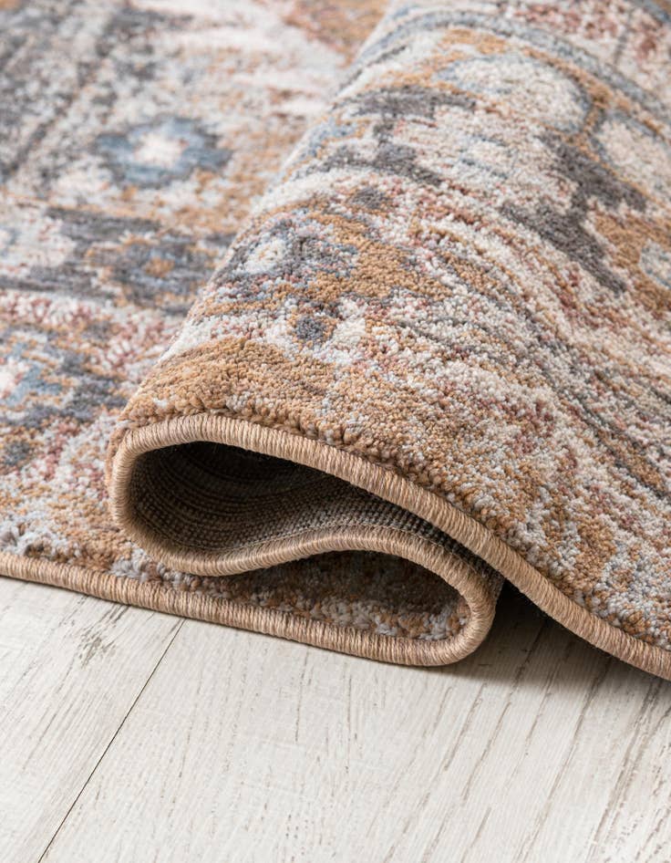 Detail image of  5' 3 x 5' 3 Eco Southwestern Square Rug