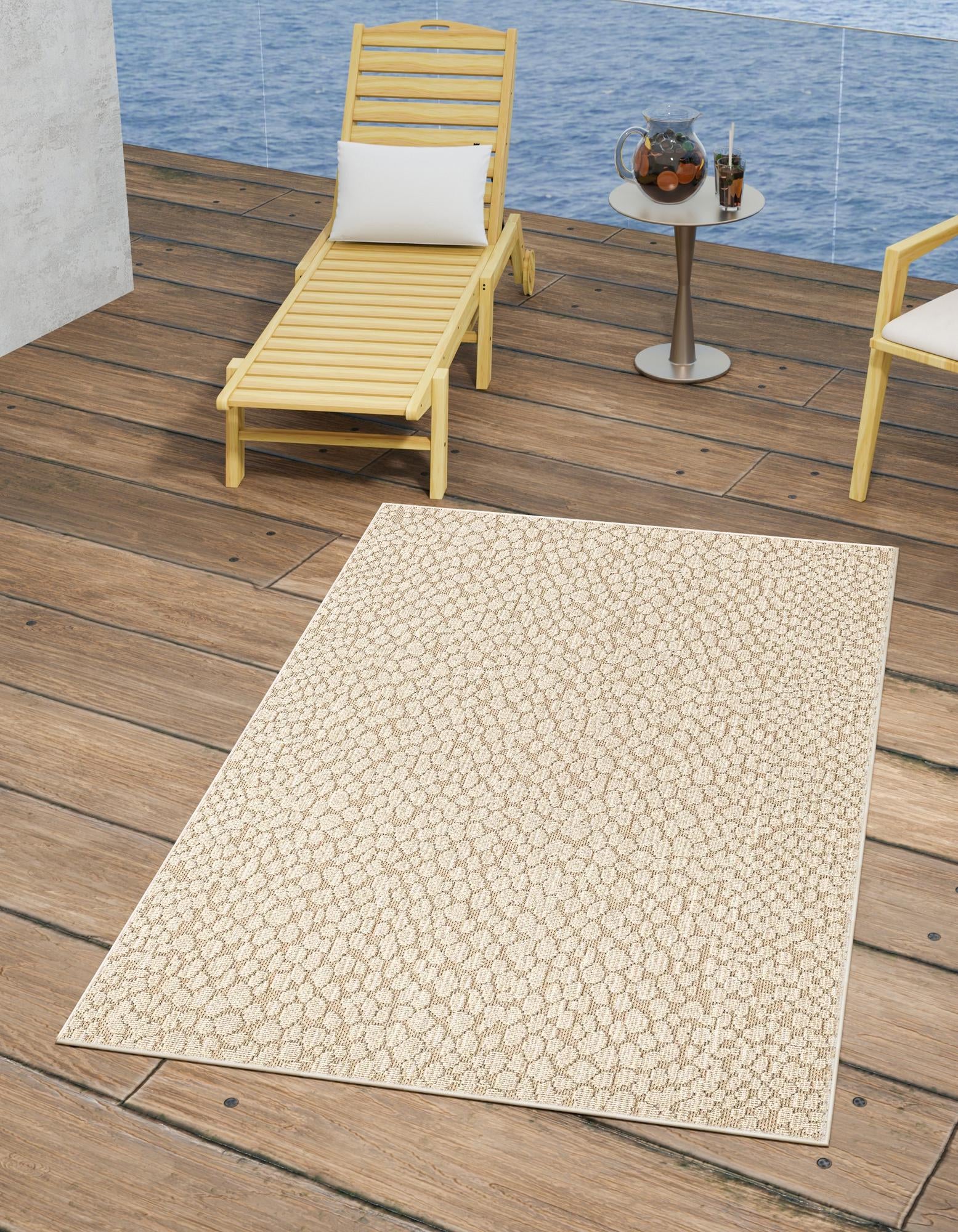 Khaki 2' x 3' 1 Safari Indoor / Outdoor Rug | Rugs.com