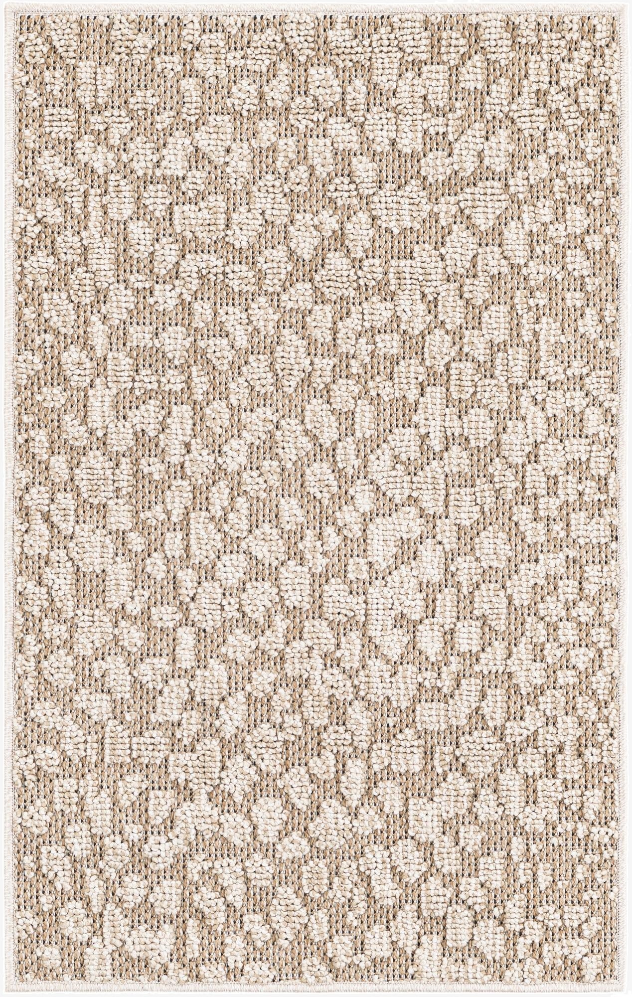  2' x 3' 1  Washable Safari Indoor / Outdoor Rug
