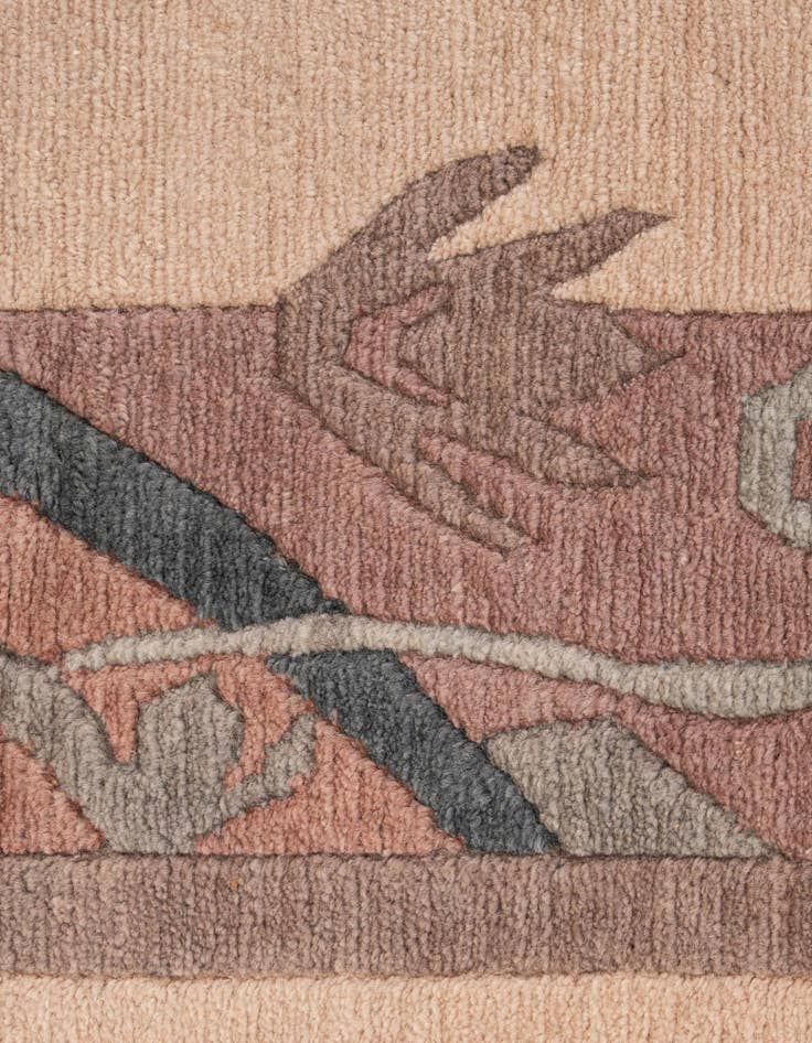 Detail image of  8' 4 x 11' 8  Hand Knotted Tibet Wool Rug