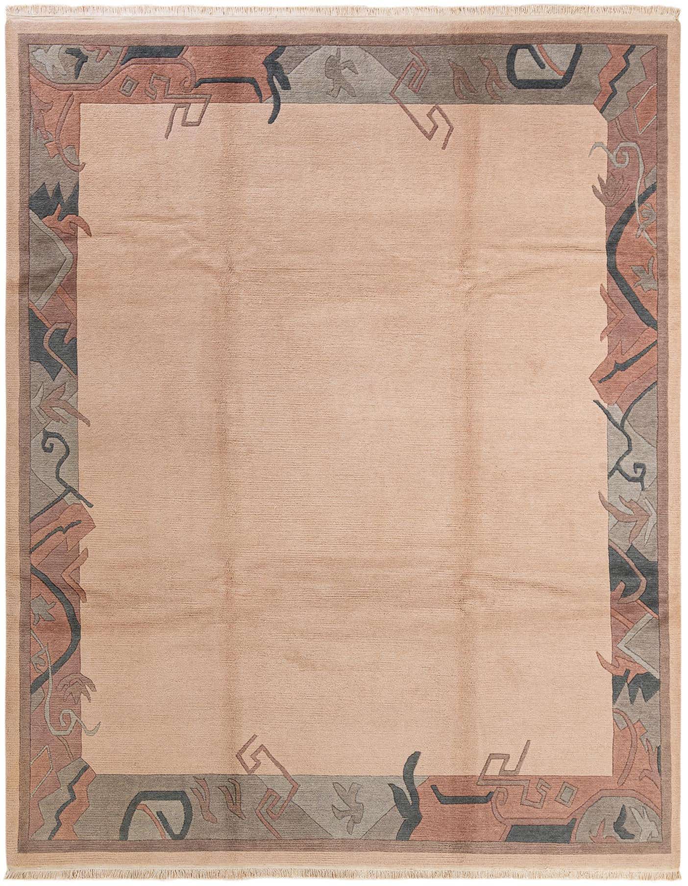 Primary image  8' 4 x 11' 8  Hand Knotted Tibet Wool Rug