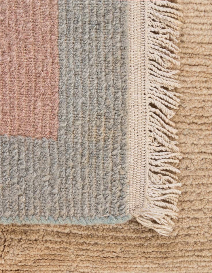 Detail image of  8' 3 x 11' 5  Hand Knotted Tibet Wool Rug