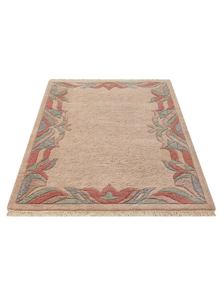 Detail image of  4' 2 x 6' 1  Hand Knotted Tibet Wool Rug