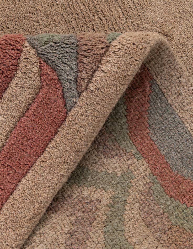 Detail image of  4' 2 x 6' 1  Hand Knotted Tibet Wool Rug