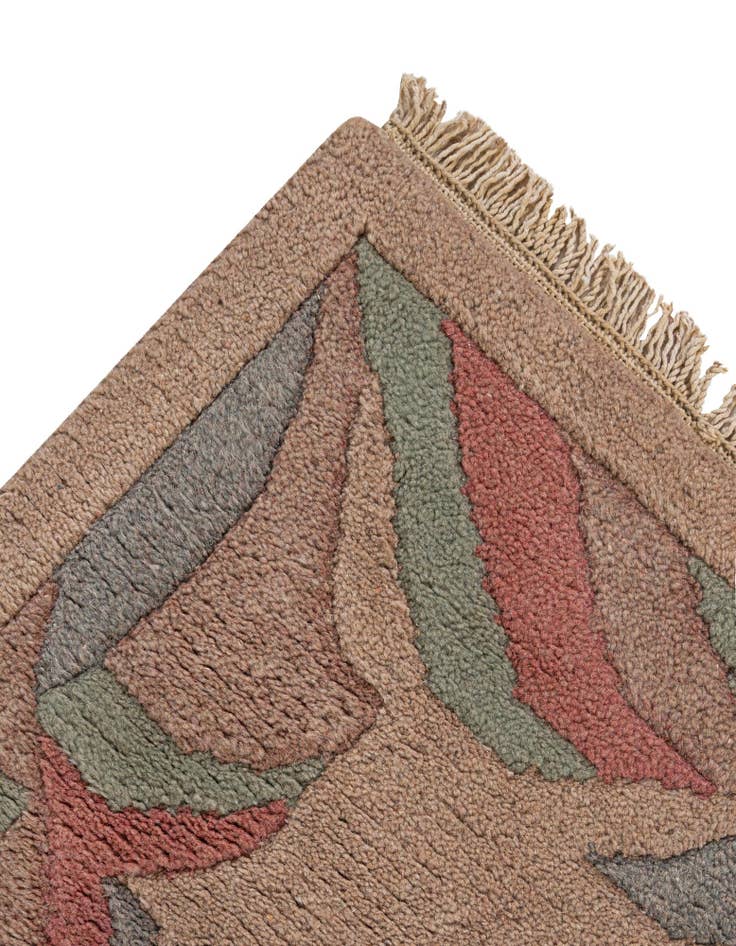 Detail image of  4' 2 x 6' 1  Hand Knotted Tibet Wool Rug