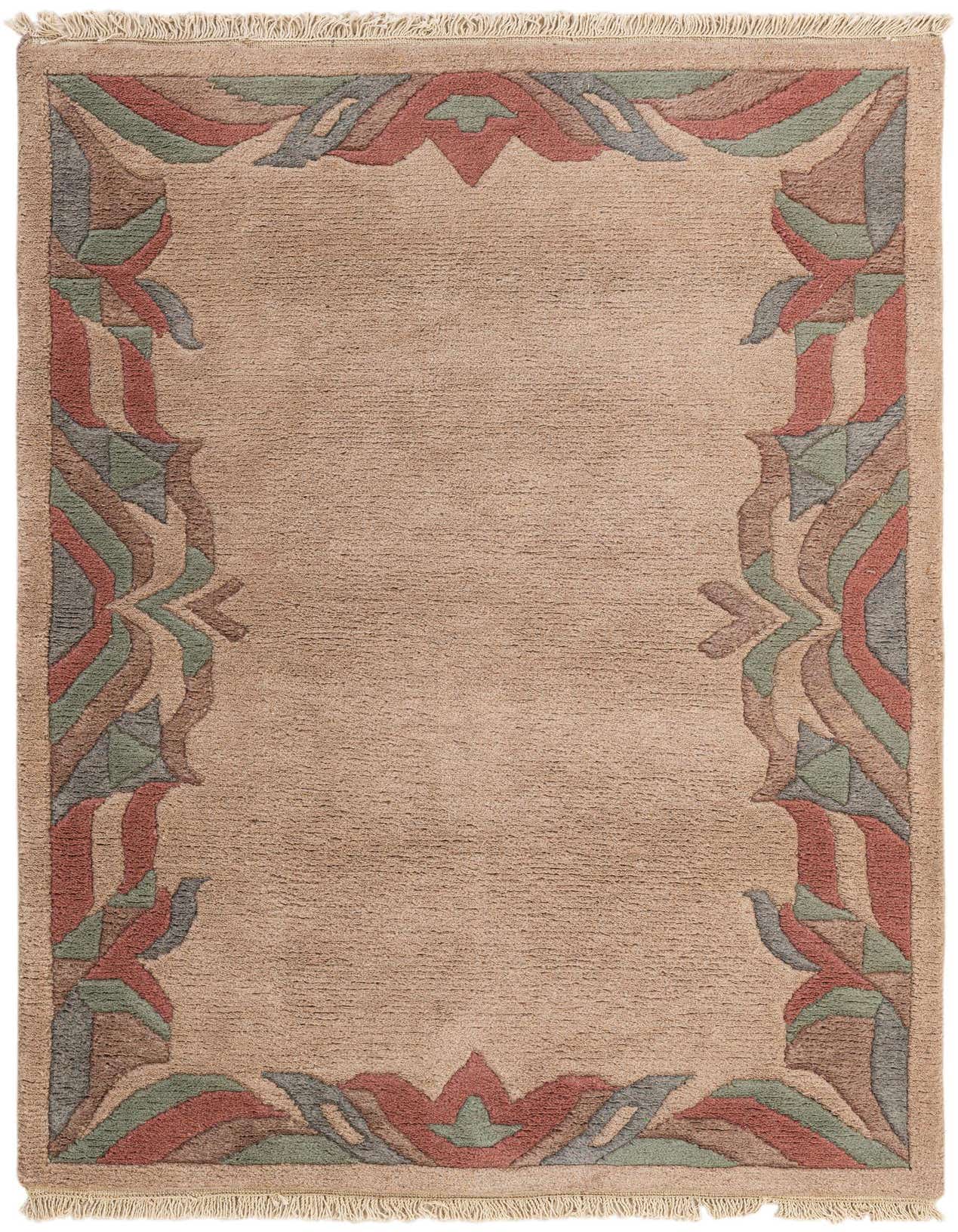 Primary image  4' 2 x 6' 1  Hand Knotted Tibet Wool Rug