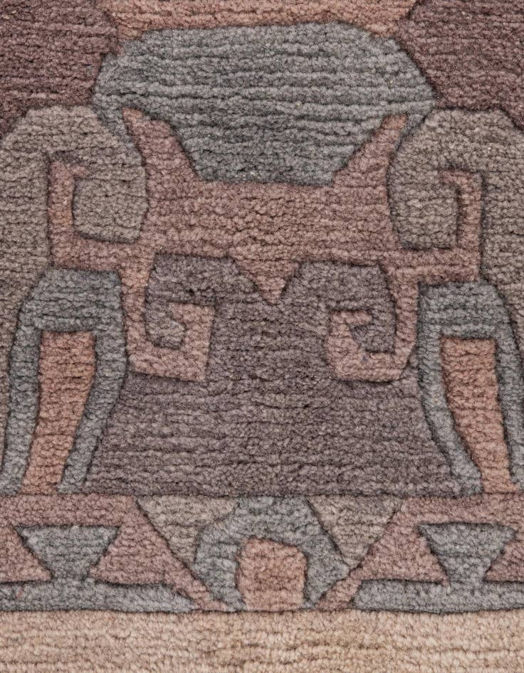 Detail image of  8' 4 x 11' 2  Hand Knotted Tibet Wool Rug