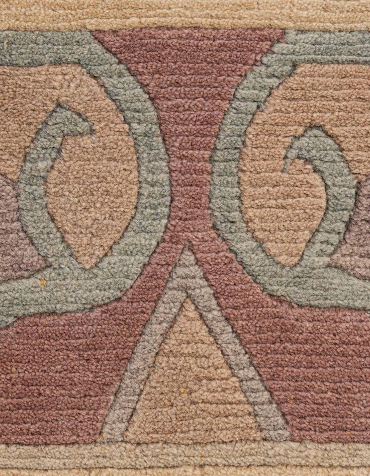 Detail image of  8' 4 x 11' 6  Hand Knotted Tibet Wool Rug