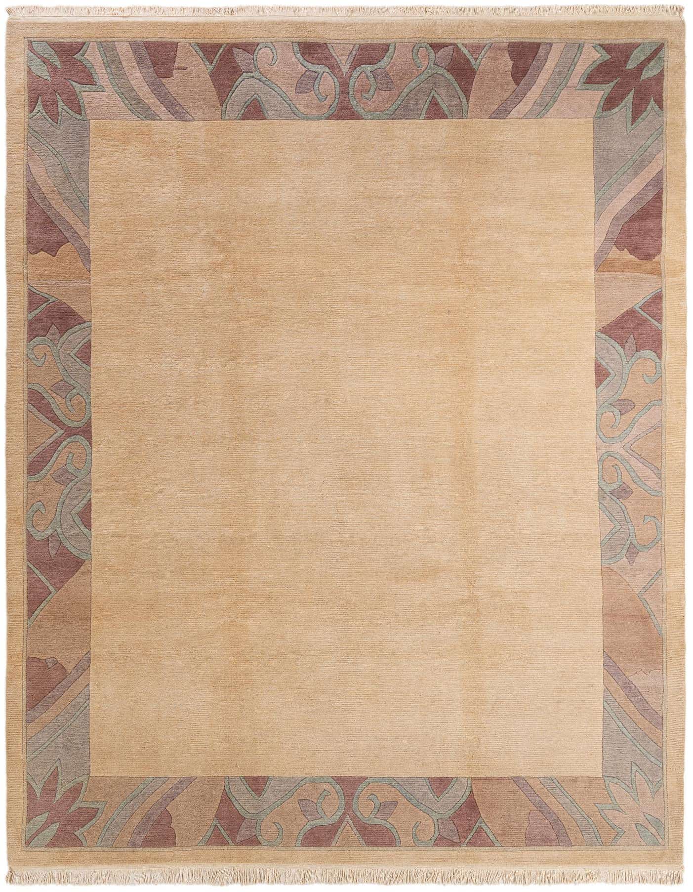 Primary image  8' 4 x 11' 6  Hand Knotted Tibet Wool Rug