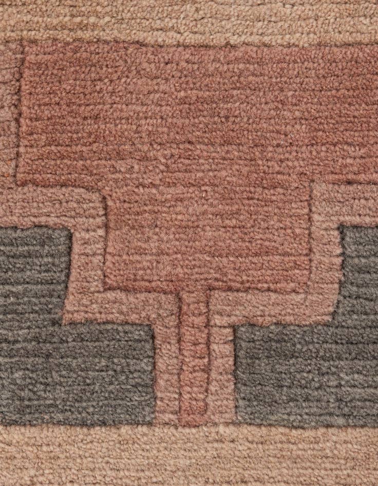 Detail image of  8' 4 x 11' 4  Hand Knotted Tibet Wool Rug