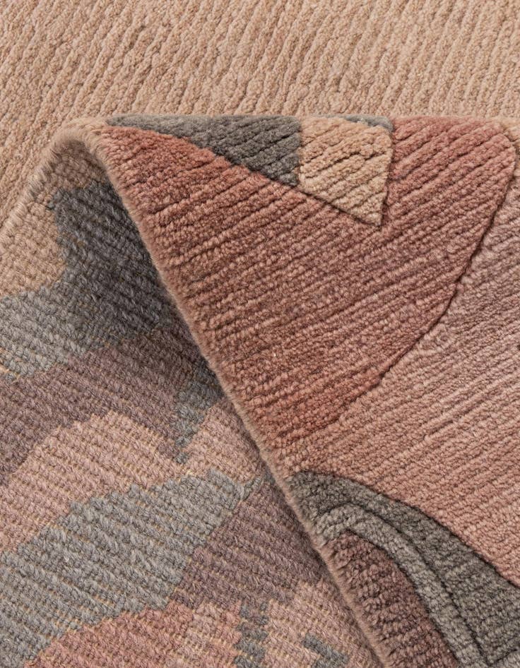 Detail image of  8' 5 x 11' 9  Hand Knotted Tibet Wool Rug