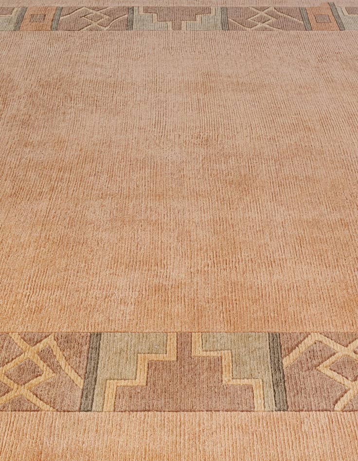 Detail image of  8' 3 x 11' 5  Hand Knotted Tibet Wool Rug