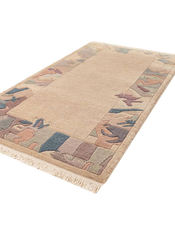 Detail image of  2' 6 x 4' 9  Hand Knotted Tibet Wool Rug