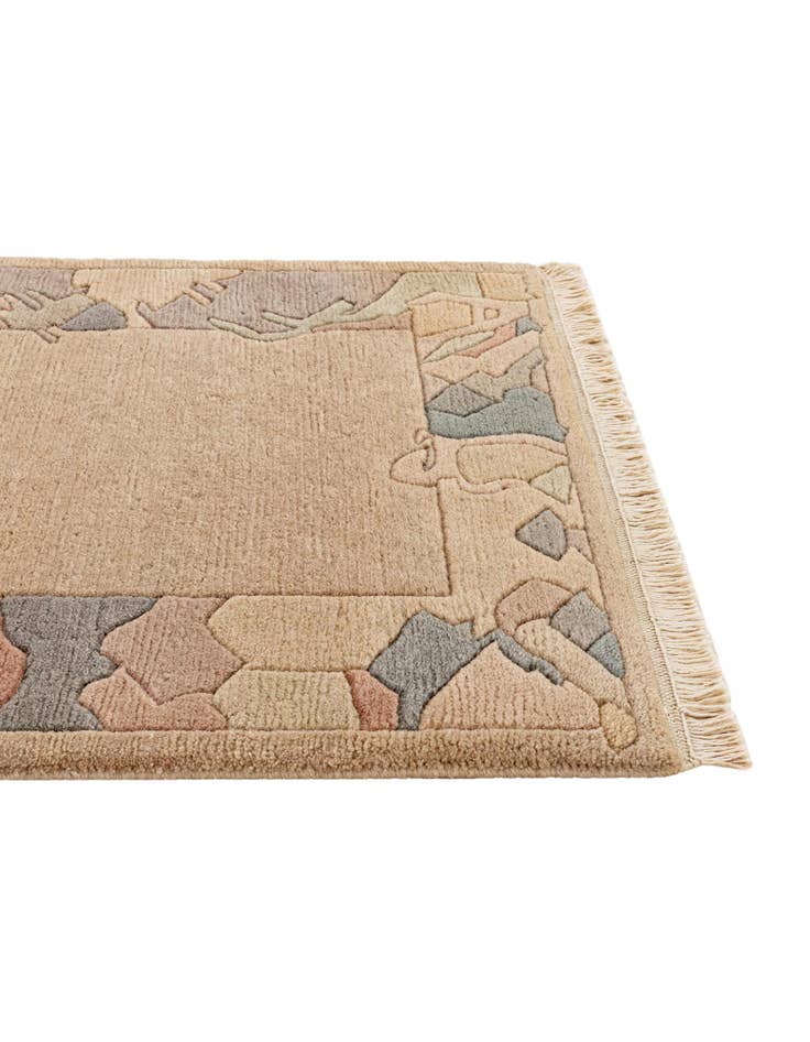 Detail image of  2' 6 x 4' 9  Hand Knotted Tibet Wool Rug