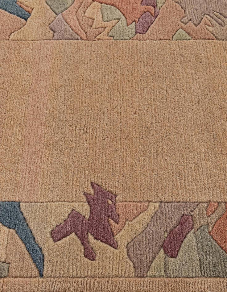 Detail image of  2' 6 x 4' 9  Hand Knotted Tibet Wool Rug
