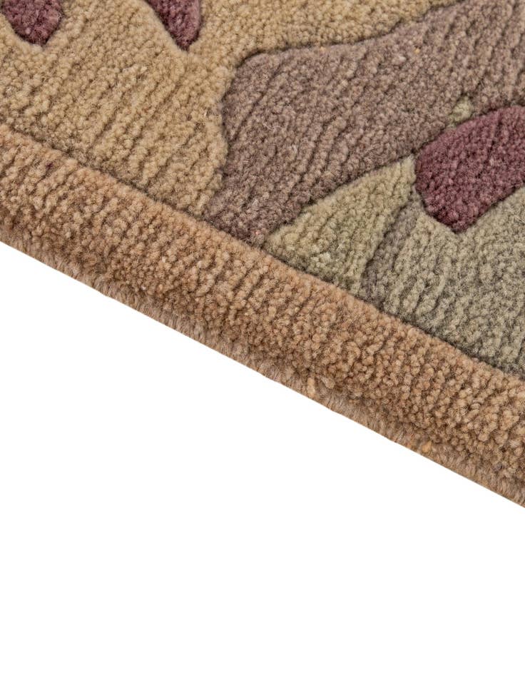 Detail image of  2' 6 x 4' 9  Hand Knotted Tibet Wool Rug