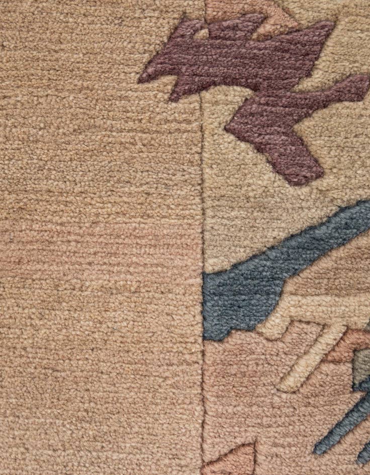 Detail image of  2' 6 x 4' 9  Hand Knotted Tibet Wool Rug