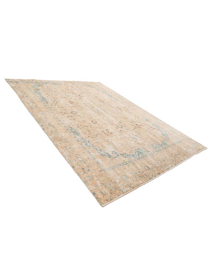 Detail image of  8' 1 x 11'  Hand Knotted Ultra Vintage Persian Wool Rug