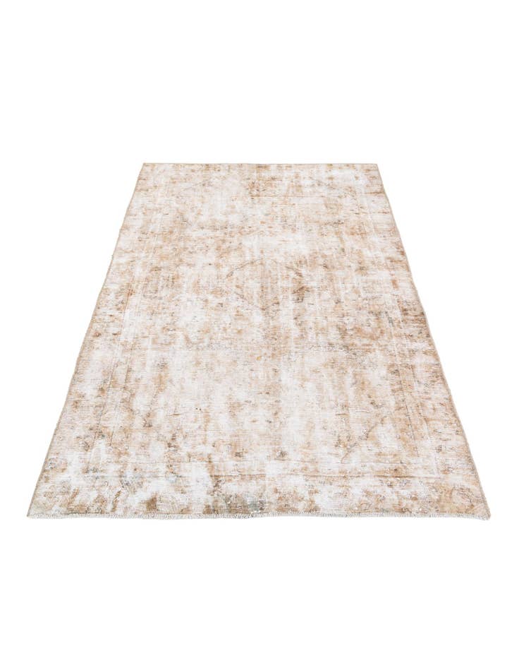 Detail image of  5' 7 x 8' 8  Hand Knotted Ultra Vintage Persian Wool Rug