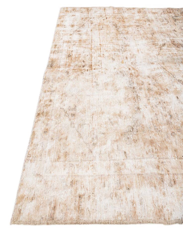 Detail image of  5' 7 x 8' 8  Hand Knotted Ultra Vintage Persian Wool Rug