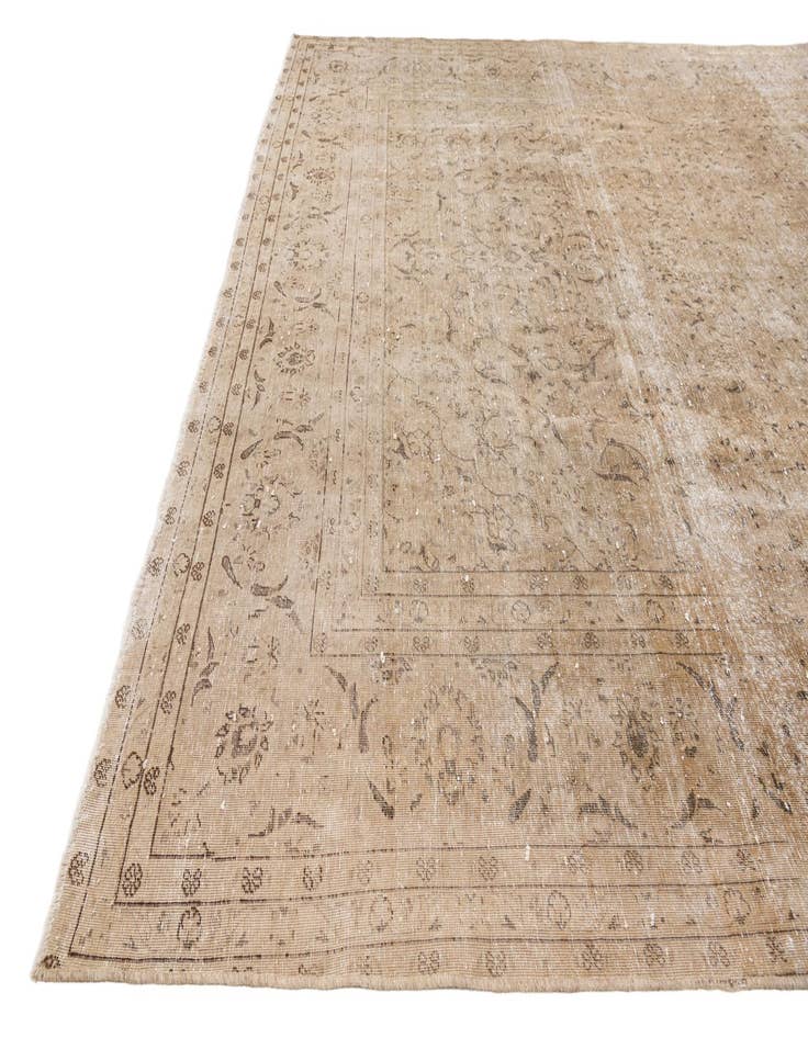 Detail image of  9' 4 x 13' 6  Hand Knotted Ultra Vintage Persian Wool Rug