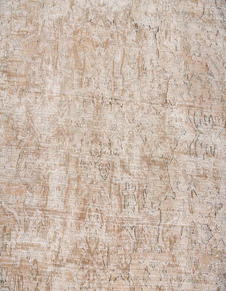 Detail image of  8' 7 x 11' 4  Hand Knotted Ultra Vintage Persian Wool Rug