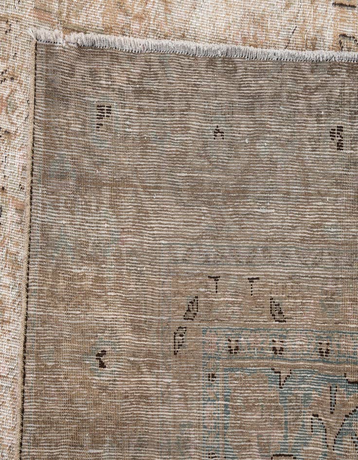 Detail image of  8' 7 x 11' 4  Hand Knotted Ultra Vintage Persian Wool Rug